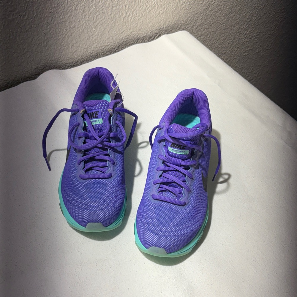 Nike Purple & Teal Training Sneakers - Picture 2 of 4